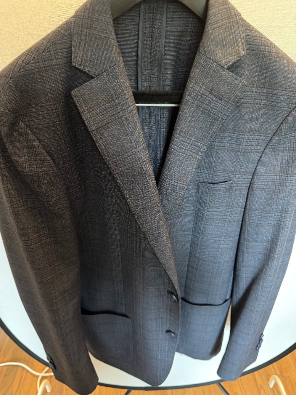 Bar III Men’s Slim Fit Stretch Blazer Blue/Gray 40R
